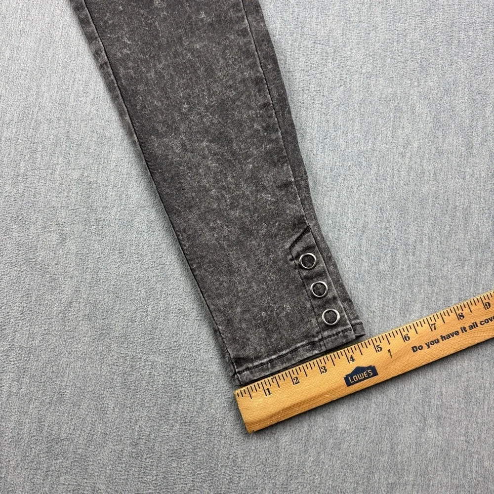 Levis Jeans Women 30X26 535 Black Super Skinny Ankle Stretch Stonewash Pants